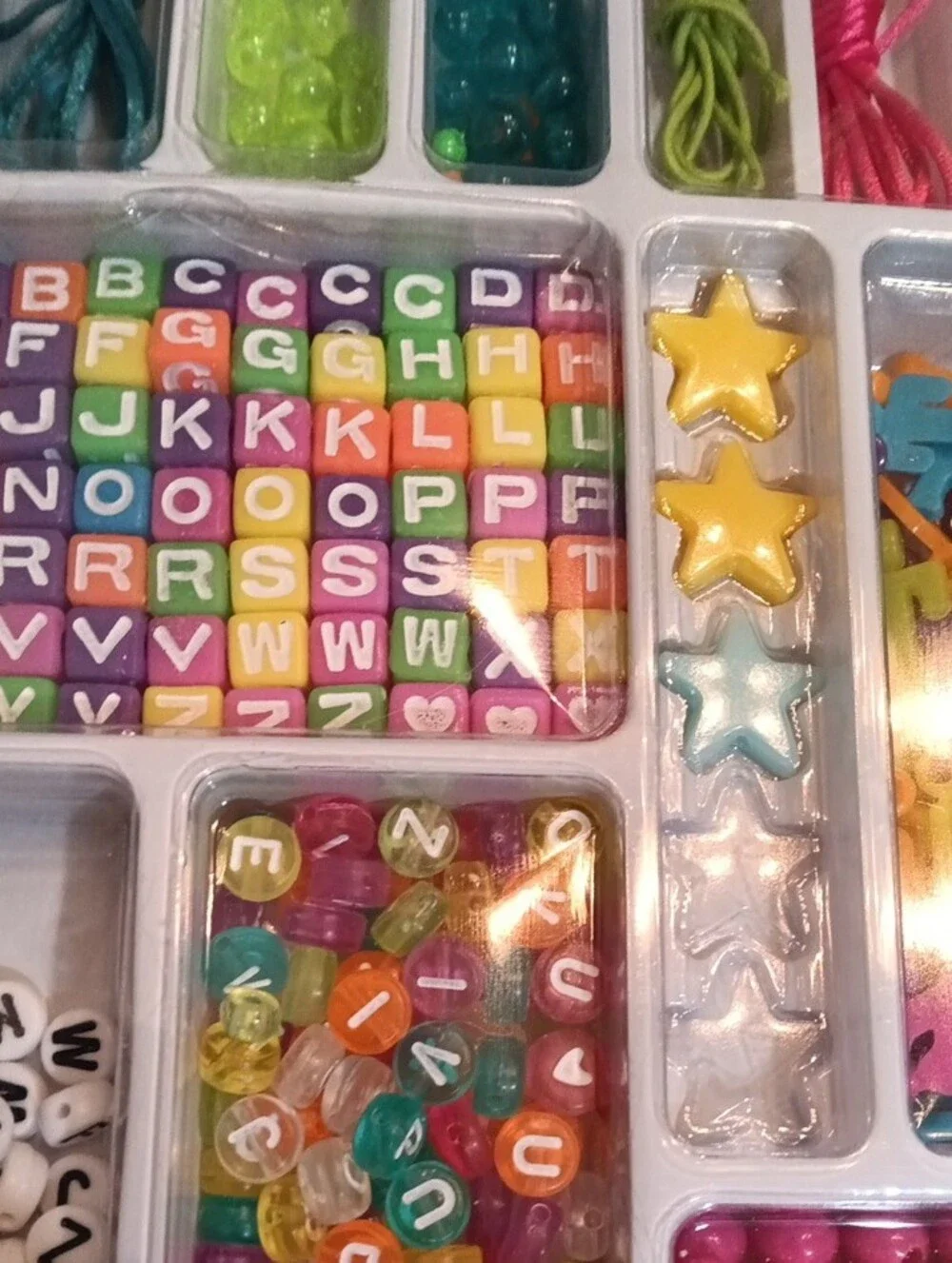 Personalized ABC Beads Jewelry Kit - Multicolor